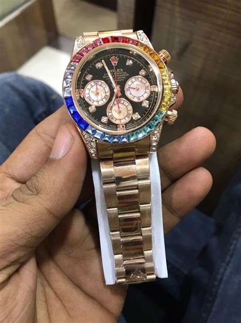 rolex rainbow original price|More.